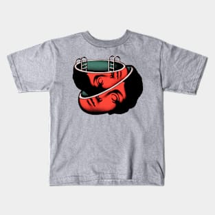 half face tattoo Kids T-Shirt